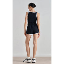 Retro High-Waist Yoga Shorts
