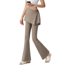 2-in-1 Skirted Flare Yoga Pants