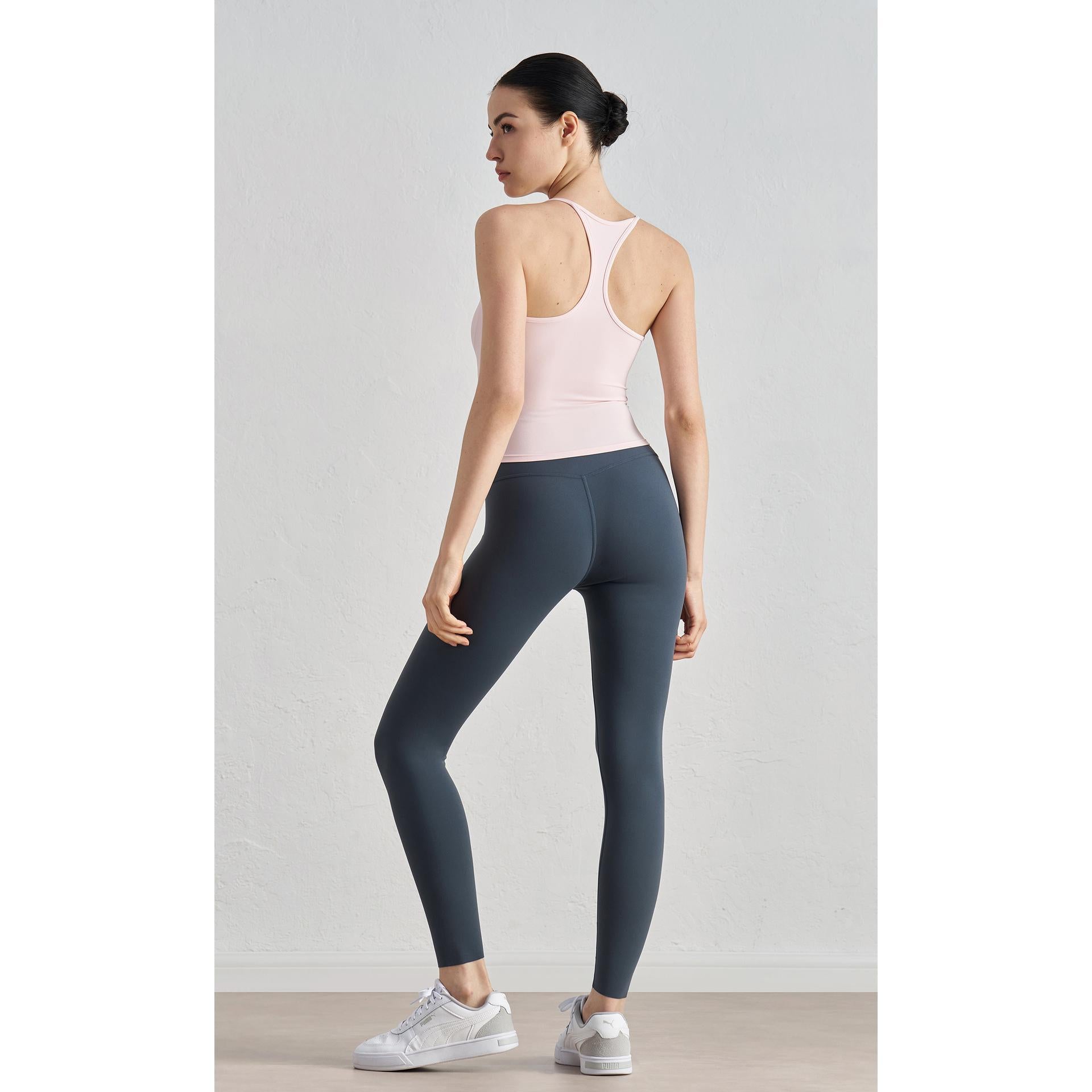 NUF I-Back Padded Studio Bra side view - women's yoga activewear by Lepeins