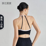 NULS American neck sports underwear women's summer European and American beauty back fitness bra running pilates yoga vest