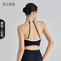 NULS American neck sports underwear women's summer European and American beauty back fitness bra running pilates yoga vest