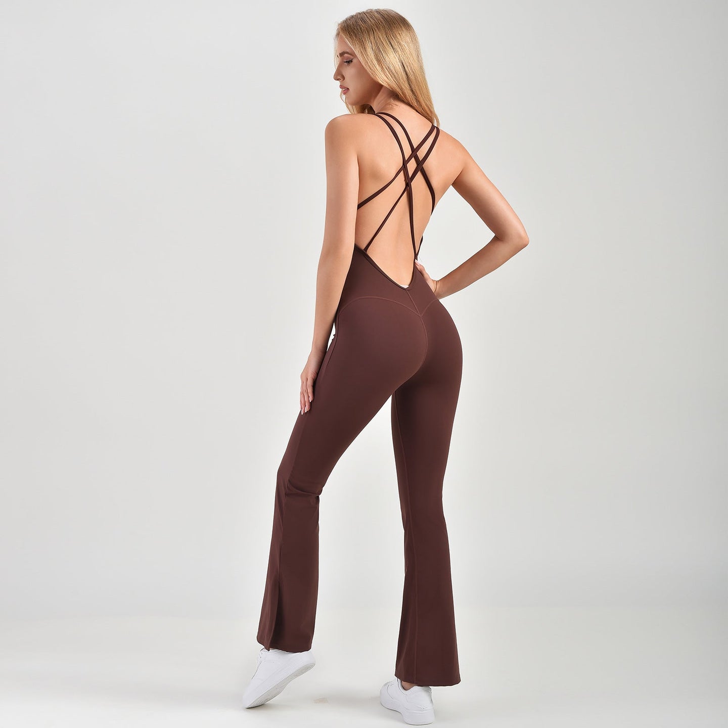 Flared Activewear Bodysuit