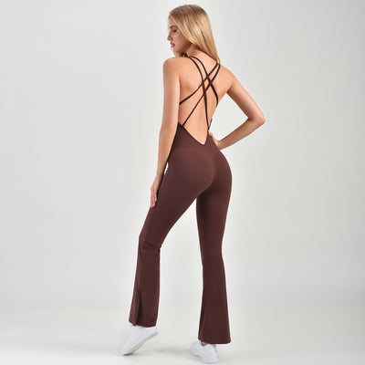 SculptFlex One-Piece: Flared Activewear Bodysuit