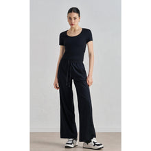 Bare-Feel Hollow-Back Yoga Tee