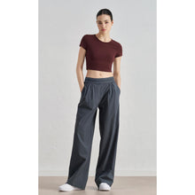 Drape Wide-Leg Yoga Pants