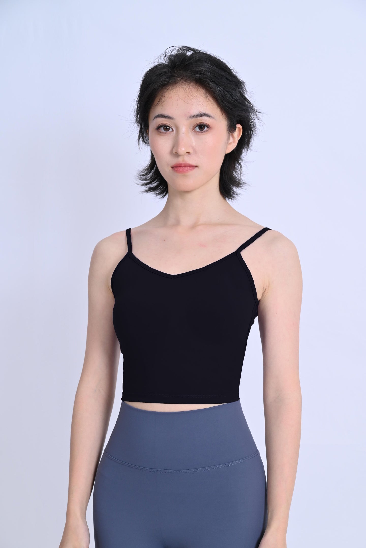 Elevate Motion: Sculpting Sports Tank 服装 Lepeins S Black 