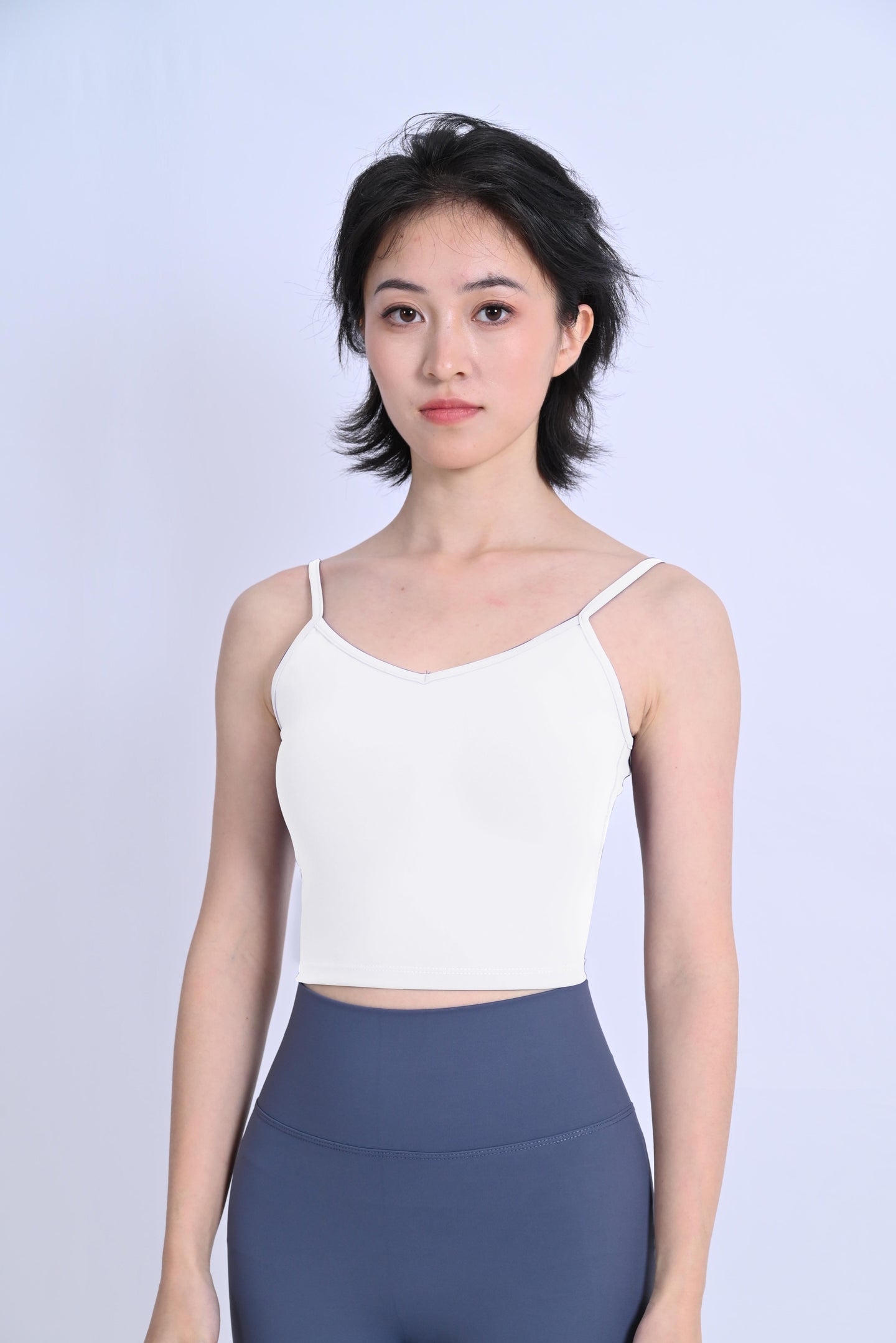 Elevate Motion: Sculpting Sports Tank 服装 Lepeins S White 