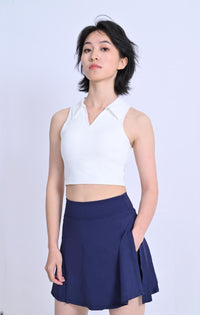 Performance Tennis Set – Quick-Dry Sleeveless Polo Shirt & Skirt with Built-In Support 服装 Lepeins 